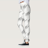Main of Ehre Leggings - Black on White (Links)