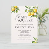 Main Squeeze Brautparty Einladung (Stehend Vorderseite)