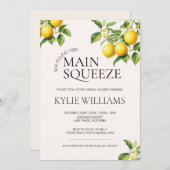 Main Squeeze Brautparty Einladung (Vorne/Hinten)