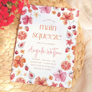 Main Squeeze Citrus Brautparty-Einladung Einladung