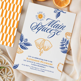 Main Squeeze Citrus Brautparty Lemon Bright Einladung