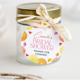 Main Squeeze Citrus Bridal Shower Favor Tags Geschenkanhänger