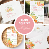 Main Squeeze Citrus Bridal Shower Serviette