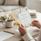 Main Squeeze Citrus Floral Bridal Shower Einladung