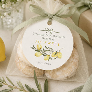 Main Squeeze Citrus Sage Brautparty Geschenkanhänger