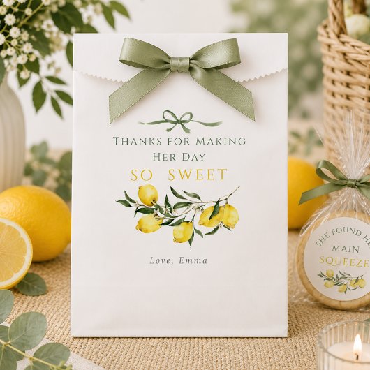 Main Squeeze Citrus Sage Brautparty Geschenktütchen