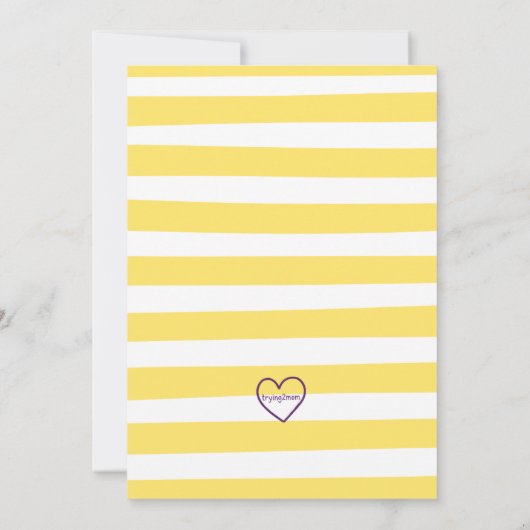 Main Squeeze is One, Lemon 1st Birthday Einladung (Rückseite)