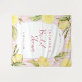 Main Squeeze Lemon Brautparty-Banner Wandteppich (Vorderseite (Horizontal))
