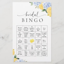Main Squeeze Lemon Brautparty-Bingo-Spiel Briefpapier