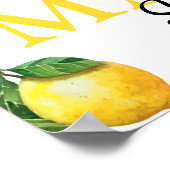Main Squeeze Lemon Brautparty Custom Poster (Ecke)