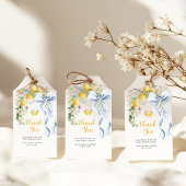 Main Squeeze Lemon Bridal Shower Thank You Geschenkanhänger