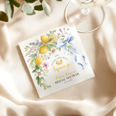 Main Squeeze Lemon Citrus Brautparty Serviette