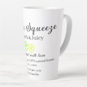 Main squeeze lemon juice homemade business name  milchtasse (Rechte Ecke)
