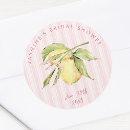 Main Squeeze Lemon-Junggesellinnenabschied  Runder Aufkleber
