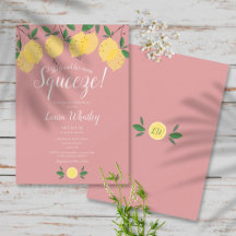 Main Squeeze Lemons Dusty Rose Brautparty