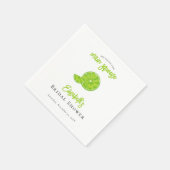 Main Squeeze Lime Green Bridal Shower Paper Napkin Serviette (Ecke)