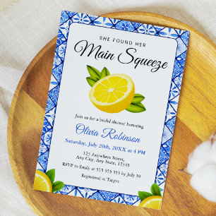 Main Squeeze Mittelmeer-Limonen-Junggesellinnenabs Einladung