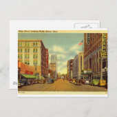 Main St., Akron, Ohio Vintag Postkarte (Vorne/Hinten)
