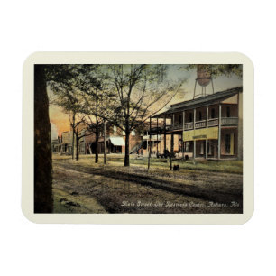 Main St., Auburn, Alabama im Vintage-Stil Magnet