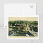 Main St. aus Bluff, Clinton, NJ Vintag Postkarte (Vorne/Hinten)