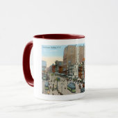 Main St., Buffalo 1913 Vintag Tasse (Vorderseite Links)