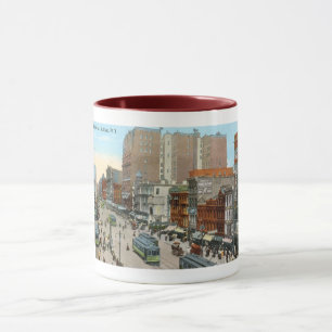 Main St., Buffalo 1913 Vintage Tasse