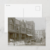 Main St., Clinton, New Jersey 1909 Postkarte (Vorne/Hinten)