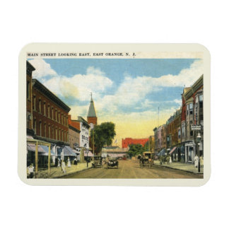 Main St., East Orange NJ 1922 Vintag Style Magnet