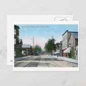 Main St., Everett, Massachusetts Vintag Postkarte (Vorne/Hinten)