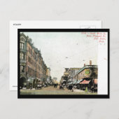 Main St., Fall River, Massachusetts 1908 Vintag Postkarte (Vorne/Hinten)