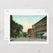 Main St., Flemington, NJ Vintag Postkarte (Vorne/Hinten)