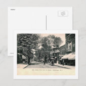Main St., Hackensack NJ Vintage Postkarte (Vorne/Hinten)