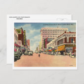 Main St, Little Rock, Arkansas Vintag Postkarte (Vorne/Hinten)