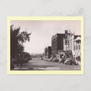 Main St., McCook, Nebraska Vintag Postkarte