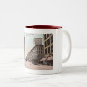 Main St., Memphis, Tennessee Vintag Style Zweifarbige Tasse (VorderseiteRechts)