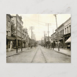 Main St. Nanticoke Pa. 1906 Postkarte