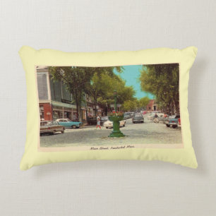 Main St Nantucket c1960s Vintag Style Dekokissen