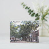 Main St, Nantucket, Massachusetts, Vintag Postkarte (Stehend Vorderseite)