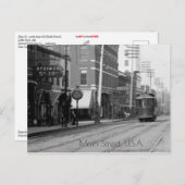 Main St., nördlich von 6., Little Rock Postkarte (Vorne/Hinten)