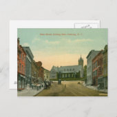 Main St., Ossining, NY Vintag Postkarte (Vorne/Hinten)