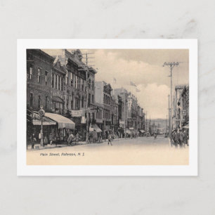 Main St., Paterson New Jersey Vintag Postkarte