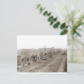 Main St. Picher Oklahoma circa1920 Postkarte (Stehend Vorderseite)