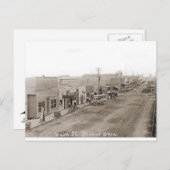 Main St. Picher Oklahoma circa1920 Postkarte (Vorne/Hinten)