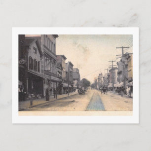 Main St., Port Chester, New York Vintage Postkarte