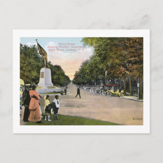 Main St., Race Week, Goshen, New York Vintag Postkarte