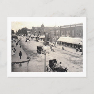 Main St., Rahway, NJ Vintag Postkarte