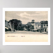 Main St, Say Harbour, Long Island NY Poster (Vorne)