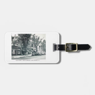 Main St., Southampton, Long Island NY Vintag Post Gepäckanhänger