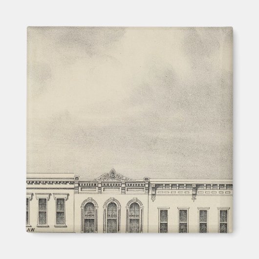 Main St Woodland 2 Magnet (Vorne)