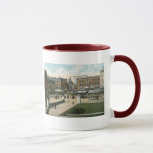 Main St., Worcester, MA 1910 Vintage Tasse